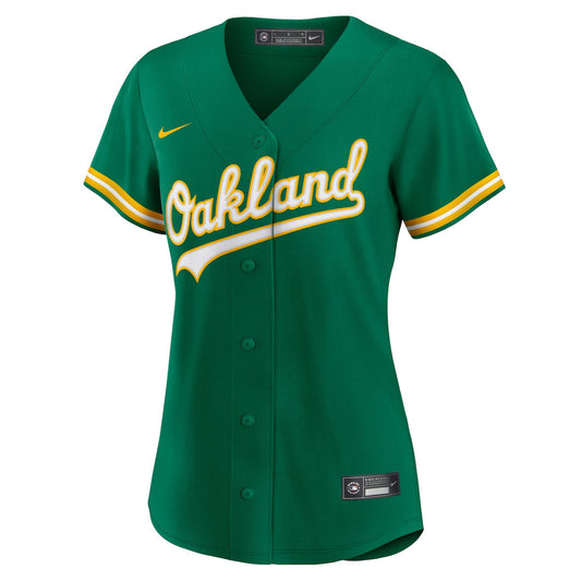 Women's Khris Davis Nike Athletics Alternate Replica Jersey - Green