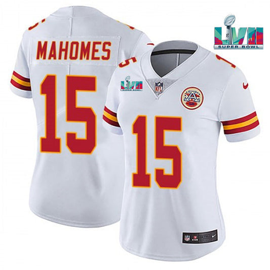 Women's Kansas City Chiefs Patrick Mahomes Super Bowl 57 Game Vapor Jersey White