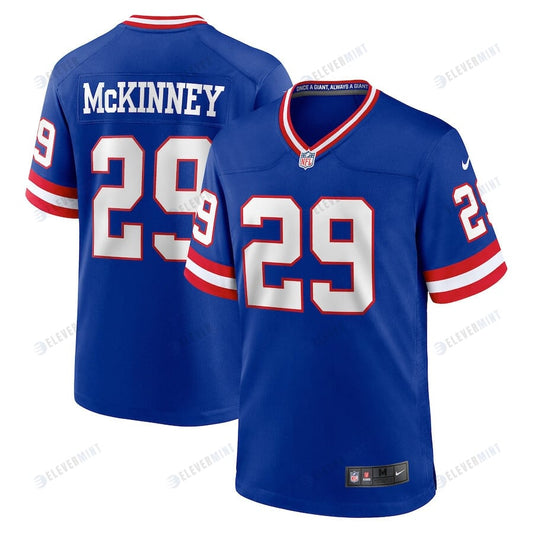 Xavier McKinney 29 New York Giants Classic Player Game Jersey - Royal