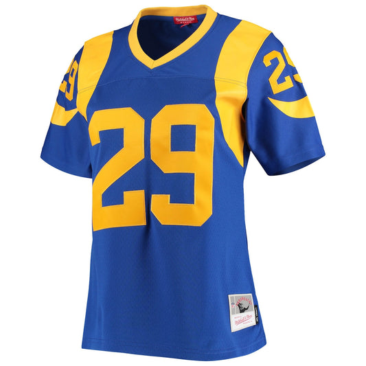 Women's Eric Dickerson Mitchell & Ness Rams Legacy Replica Team Jersey - Blue