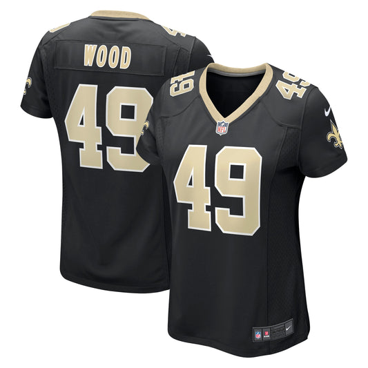 Zach Wood New Orleans Saints Nike Women's Game Jersey - Black