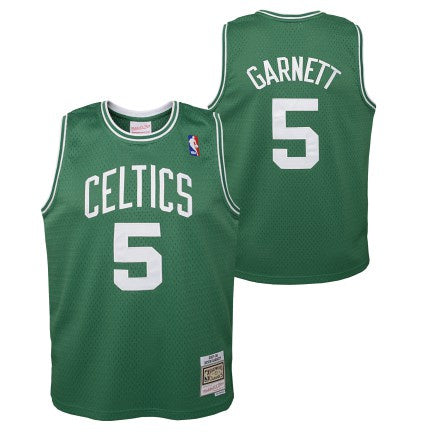 Youth Boston Celtics Kevin Garnett Mitchell & Ness Kelly Green 2007-08 Hardwood Classics Swingman Jersey